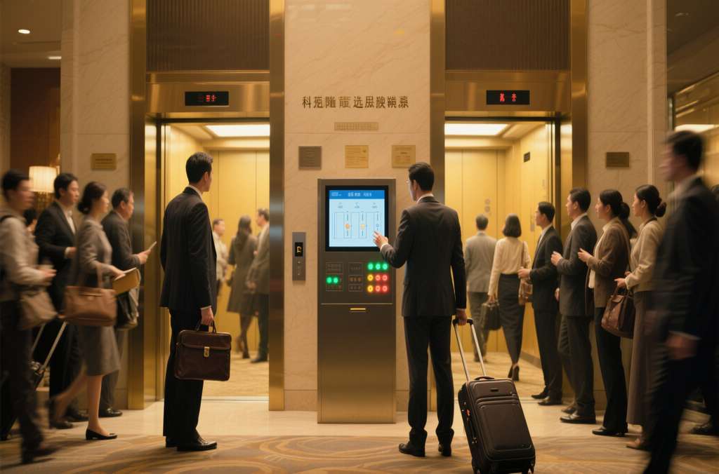 科苑隆電梯目的選層派梯系統(tǒng)：商務酒店的效率革新利器