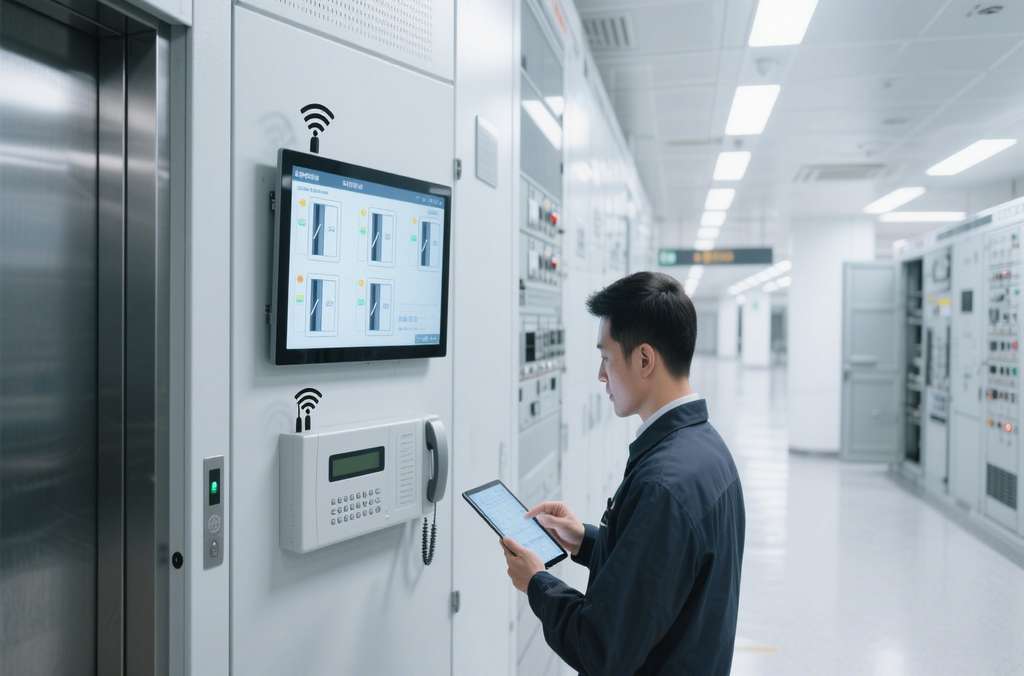 電梯無(wú)線五方對(duì)講系統(tǒng)