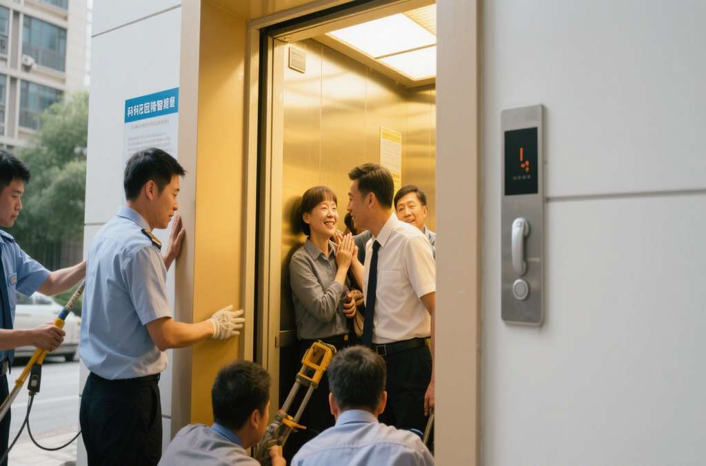 一鍵應答零距離，科苑隆筑牢電梯安全墻